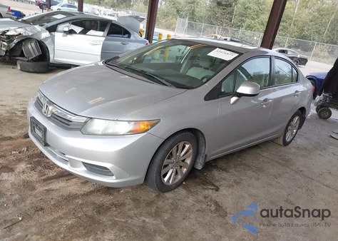 2012 Honda Civic Ex из США, поврежденный, VIN 19XFB2F83CE026925